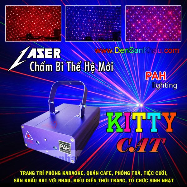Máy chiếu Laser Kitty Cat chấm bi thế hệ mới