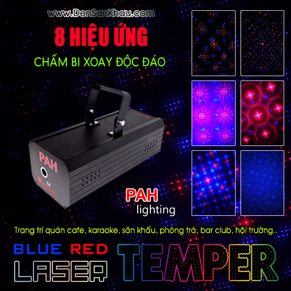 Máy chiếu laze Temper 8 hiệu ứng