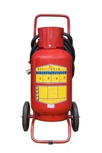 Bình bột chữa cháy loại xe đẩy